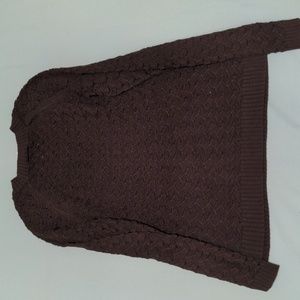 Ann Taylor loft brown  cotton sweater
